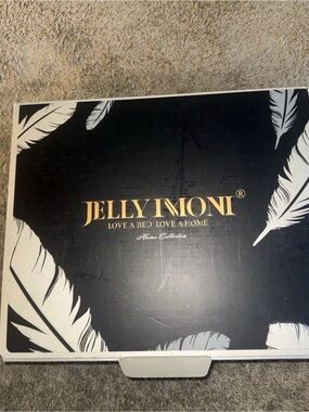 Jelly Moni Black Luxury Bedding Sheet Set